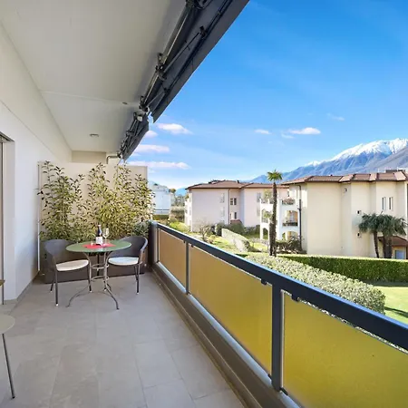 Appartement Ascona Vista Verde Familienfreundliche Ferienwohnung Mit Sonnigem Balkon & Klimaanlage *