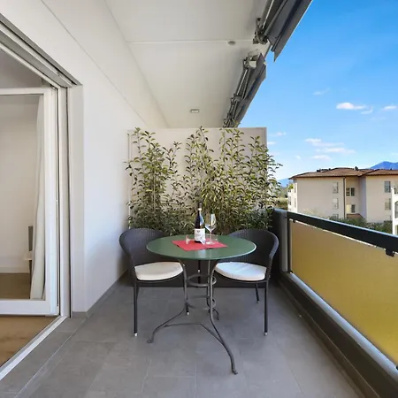 Appartement Ascona Vista Verde Familienfreundliche Ferienwohnung Mit Sonnigem Balkon & Klimaanlage *