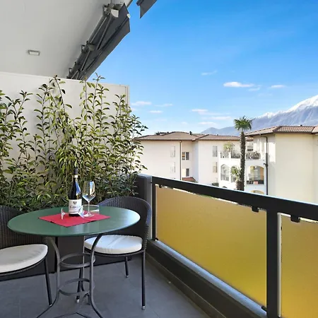 Appartement Ascona Vista Verde Familienfreundliche Ferienwohnung Mit Sonnigem Balkon & Klimaanlage *